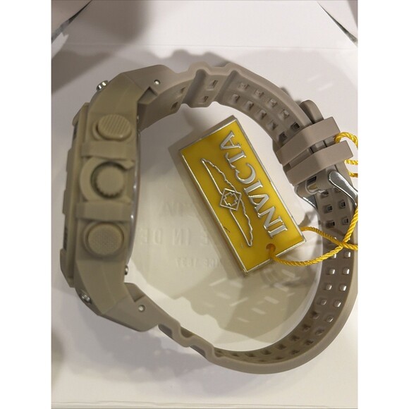 Invicta Racing Burnout Digital Men\'s Watch - 52mm Tan/ Light Brown 47526 main image 4